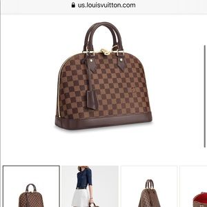 Louis Vuitton Alma PM top handle bag